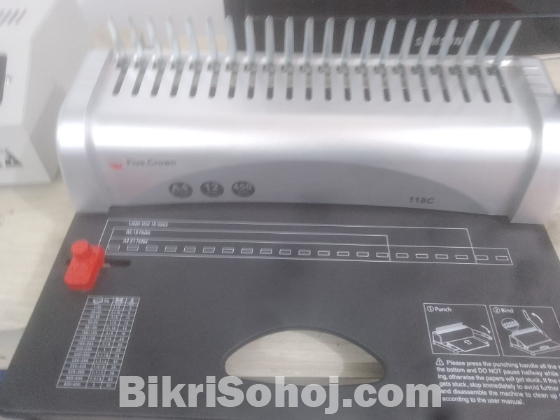 Five Crown Comb Spiral Binding Machine